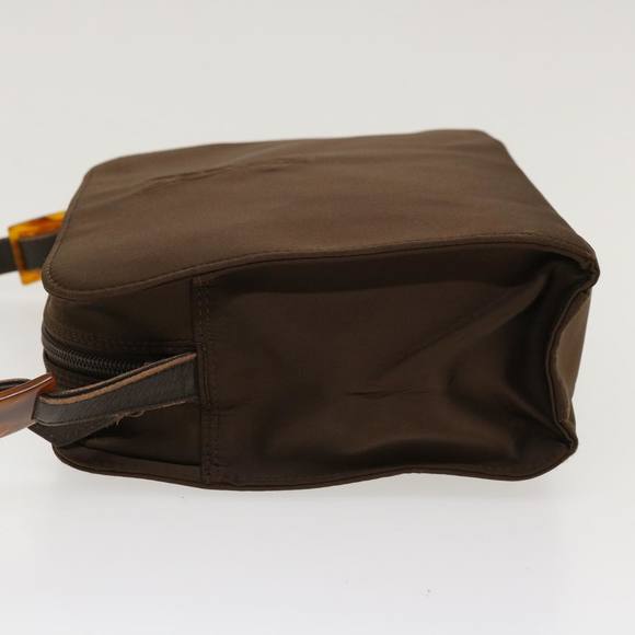 SAINT LAURENT Shoulder Bag Nylon Brown Auth 39940 - Picture 4 of 16